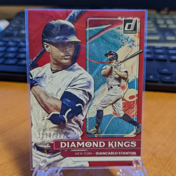 2022 Donruss - Giancarlo Stanton - Diamond Kings - Red /2022 - Picture 1 of 2